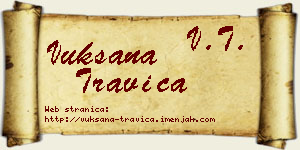 Vuksana Travica vizit kartica